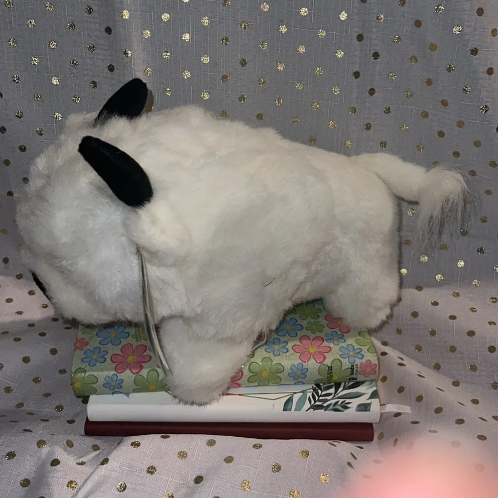 Buffalo 🦬 Plush White and Black Small Pet Toy